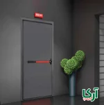 درب مقاوم در برابر حریق رنگ طوسی