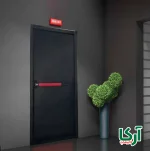 درب مقاوم در برابر حریق رنگ مشکی